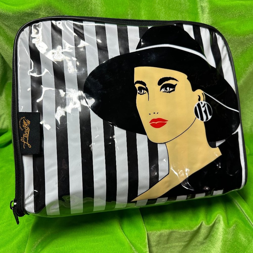 L' Bri Makeup Pouch Bag with Handle